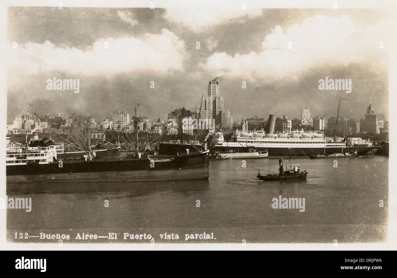 Partial view of the Port, Buenos Aires, Argentina Stock Photo Alamy