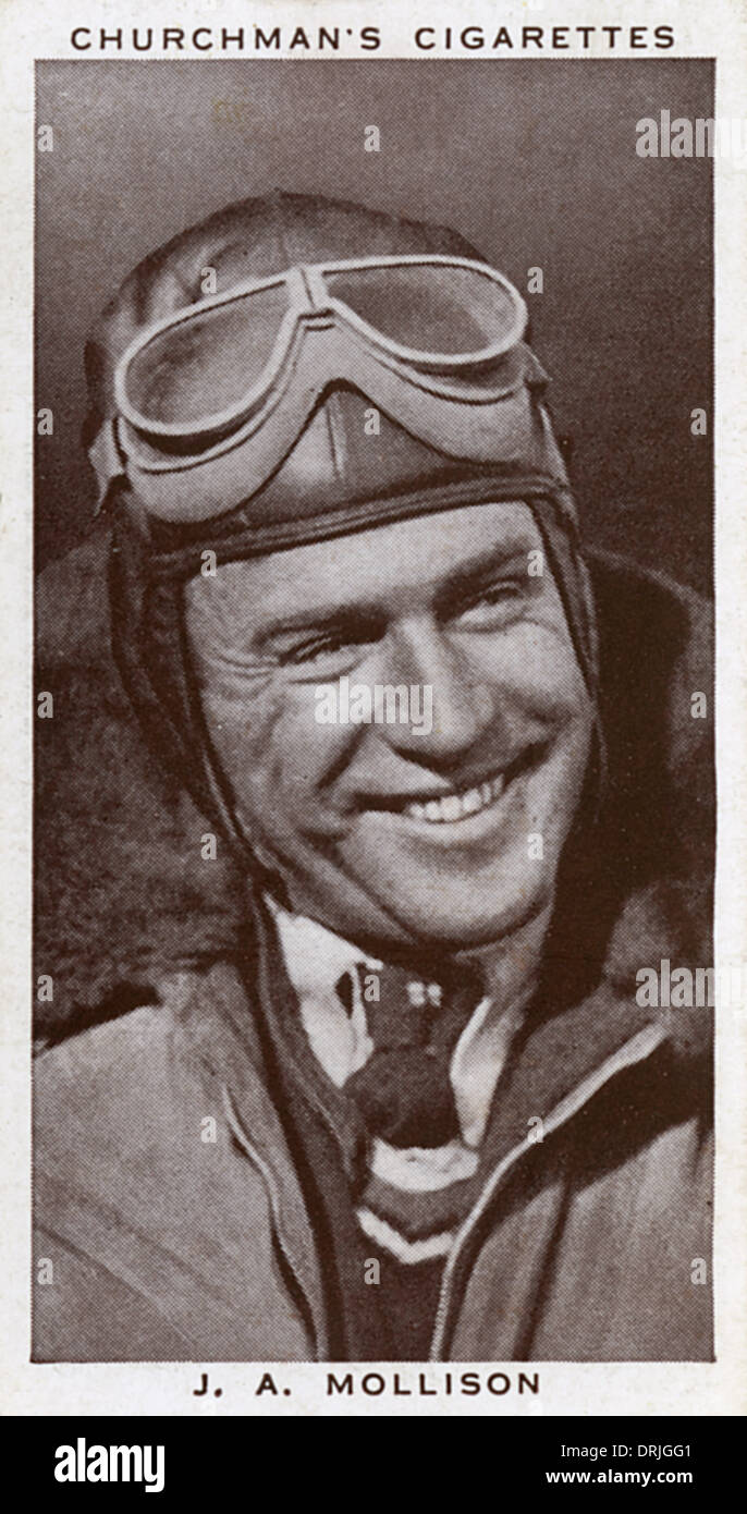 Jim Mollison, Scottish aviator Stock Photo