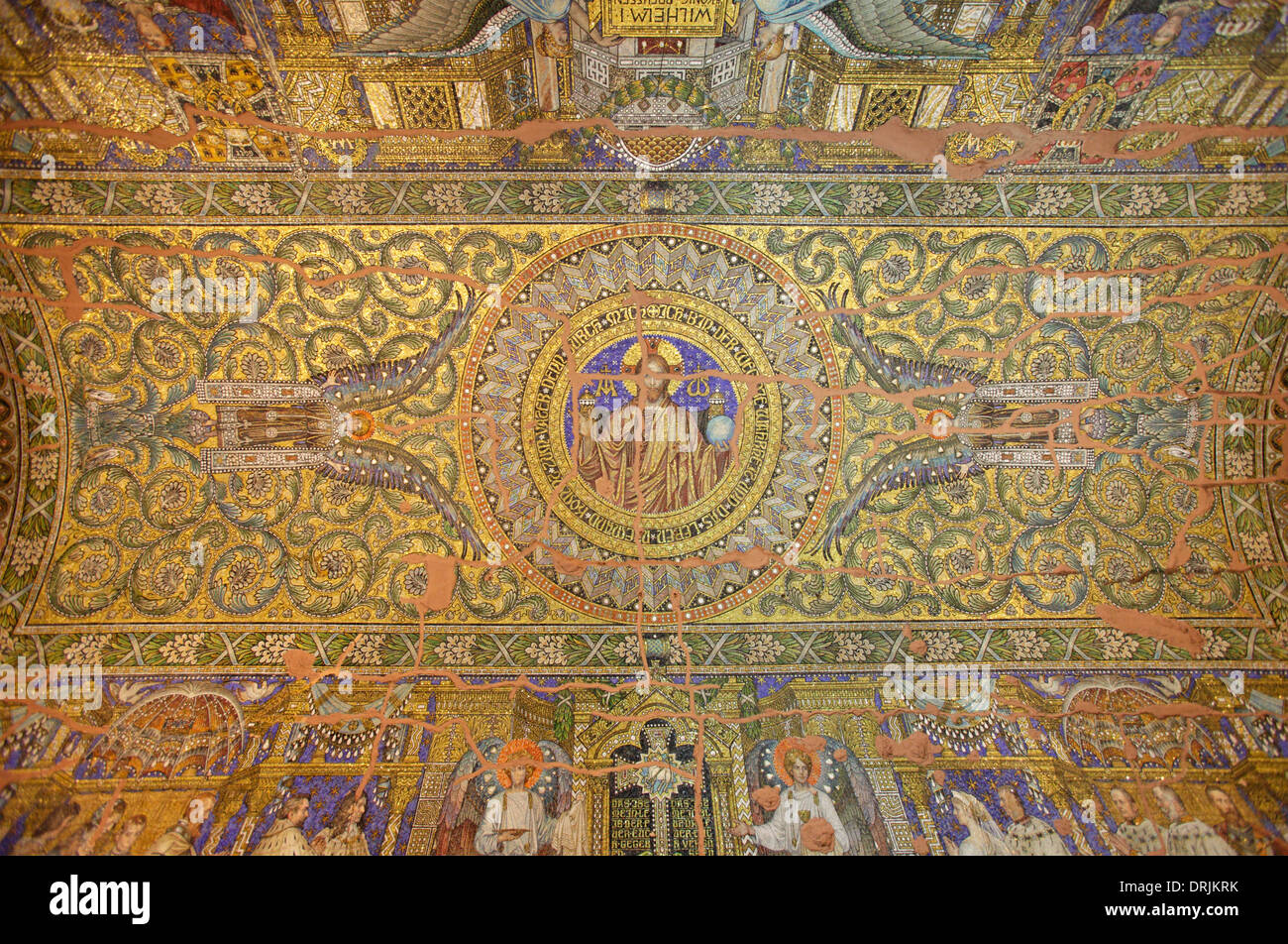 Decorations Of The Entrance Hall Of Kaiser Wilhelm Memorial Church