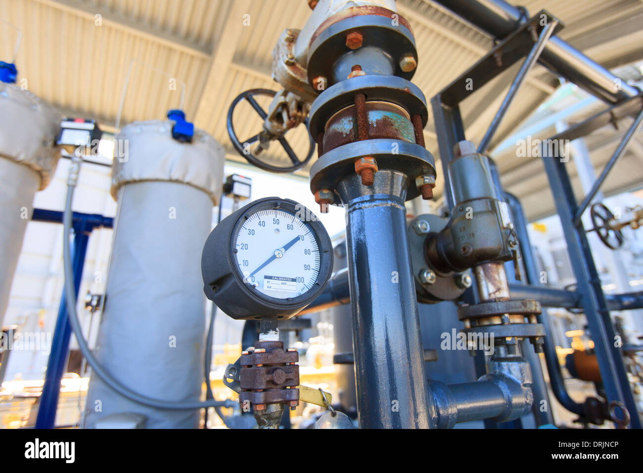 Instrumentation and control valves on cooling system for electric