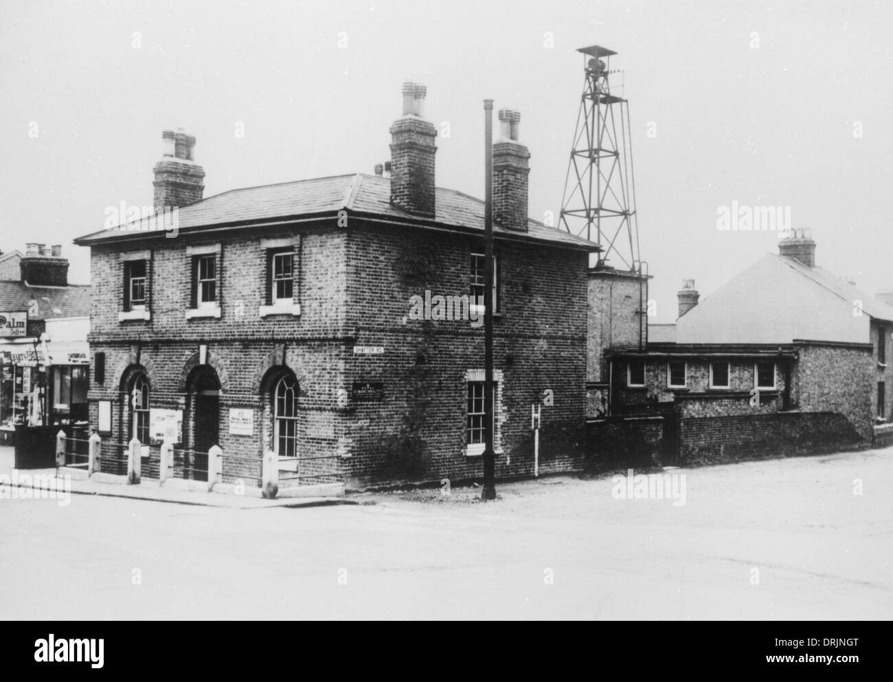 Old police station Black and White Stock Photos & Images Alamy
