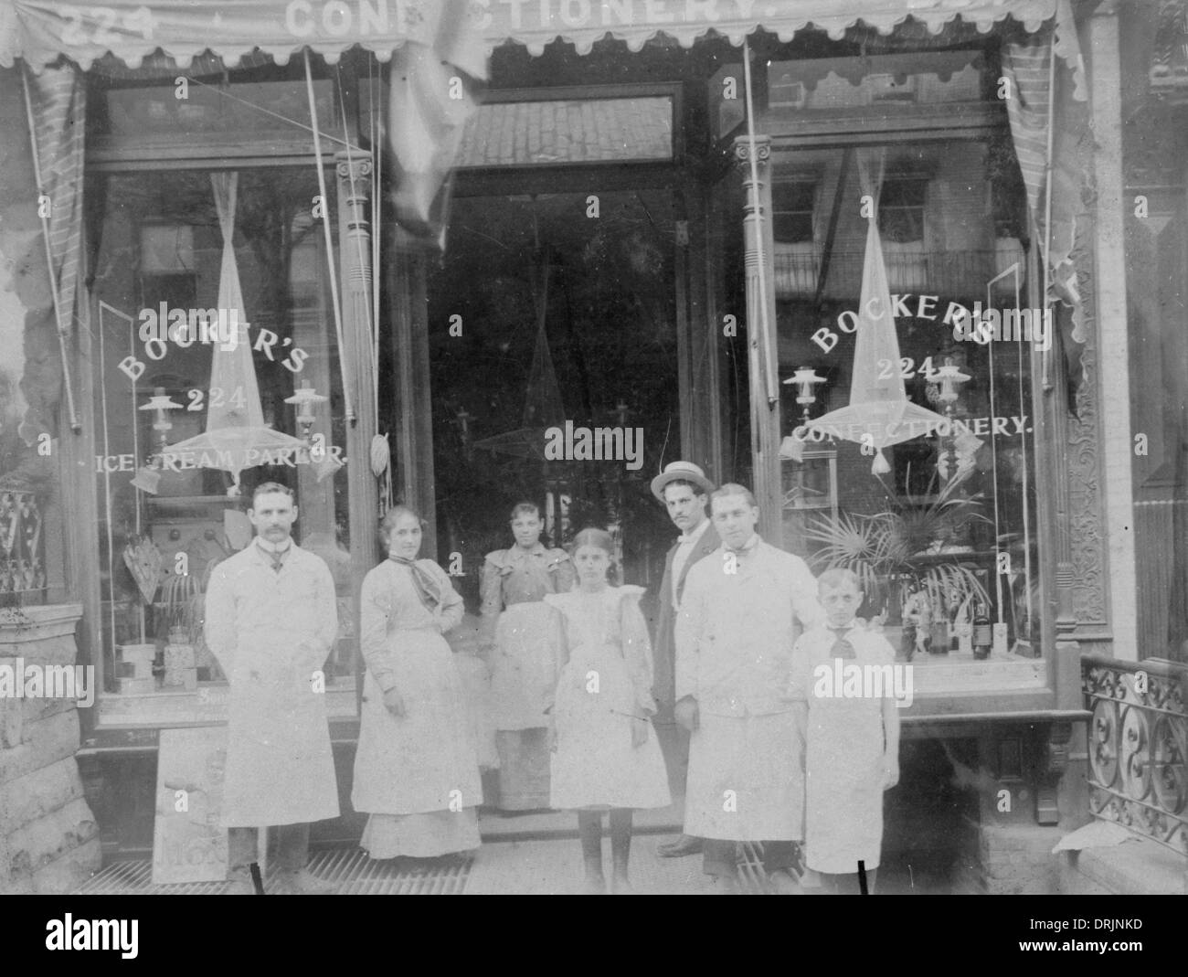 Bockers ice cream parlour in New York Stock Photo Alamy