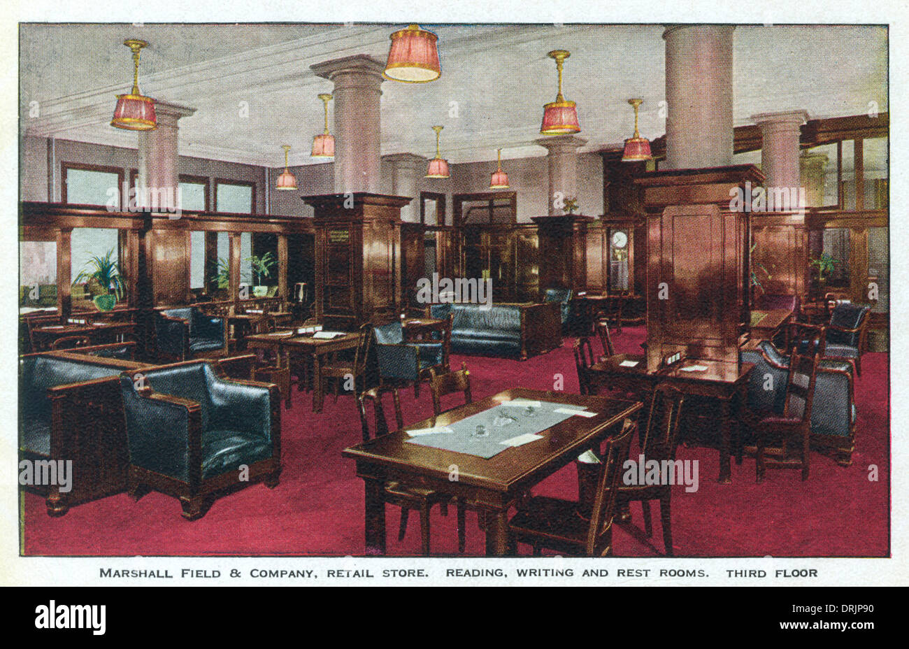 Interior of the Mashall Field & Company department store Stock Photo