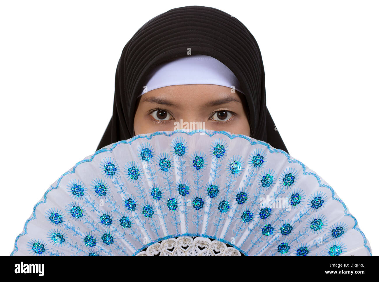 Portrait of a young Muslim woman Stock Photo