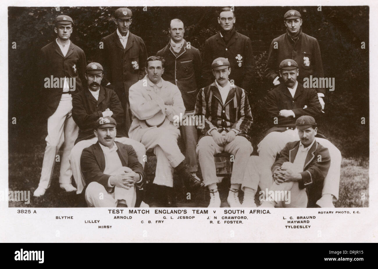 The English test match cricket team, 1907 Stock Photo