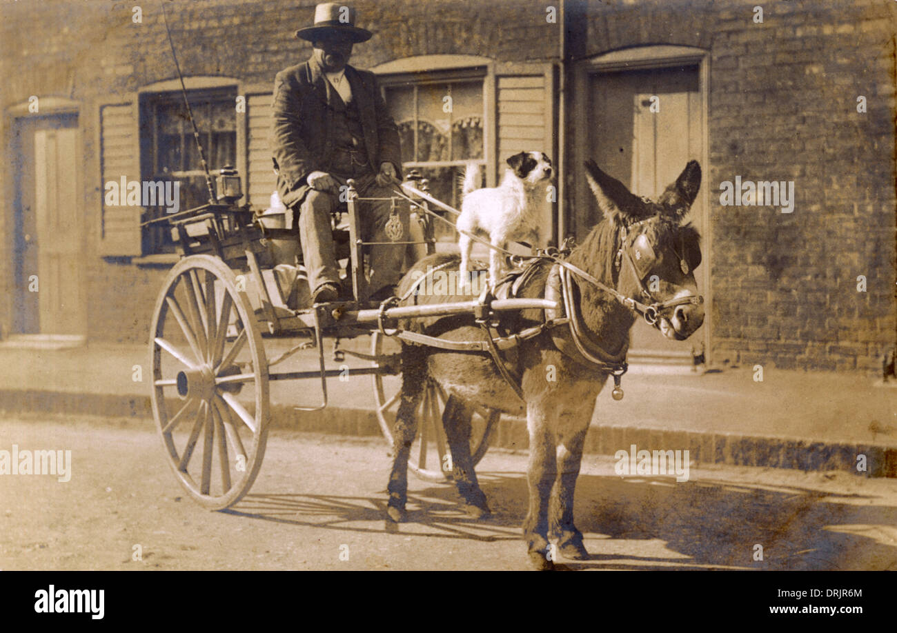 Man wooden cart hi-res stock photography and images - Alamy