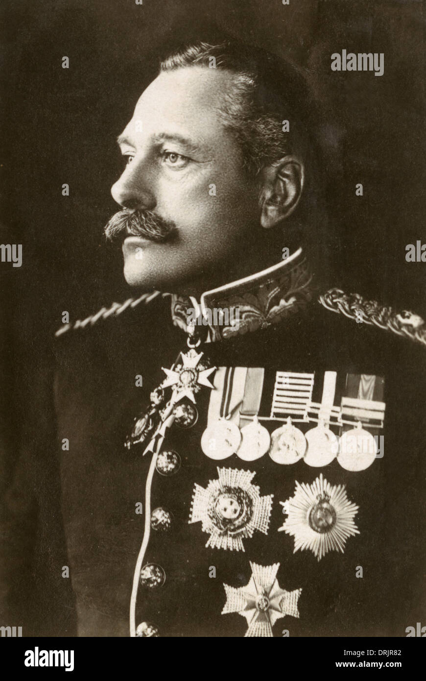 Portrait of Douglas Haig as a Lieutenant General. Stock Photo
