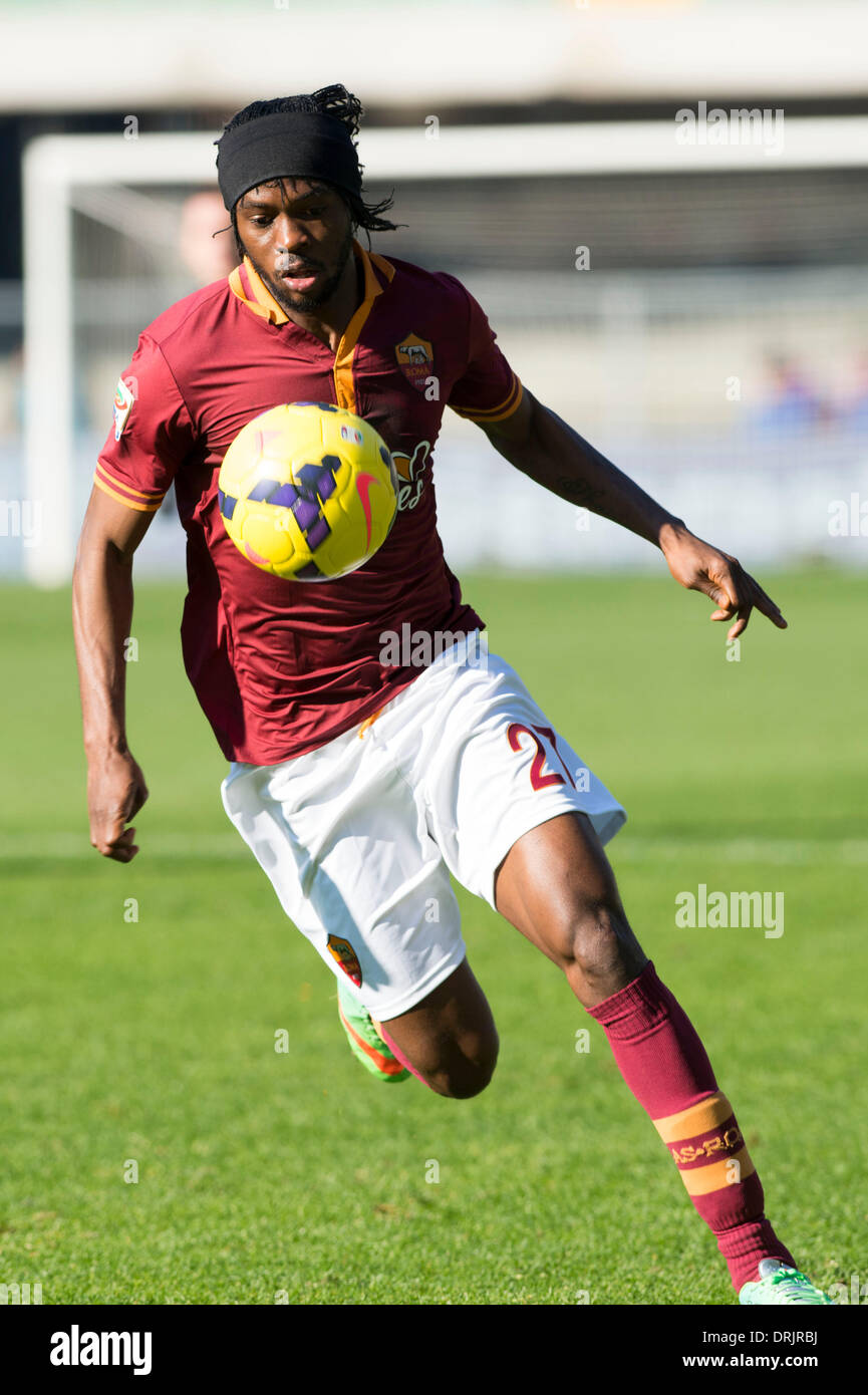 Verona, Italy. 26th Jan, 2014. Gervinho (Roma) Football / Soccer ...