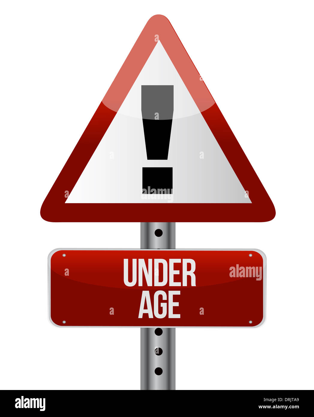 No Alcohol Under 18 Sign