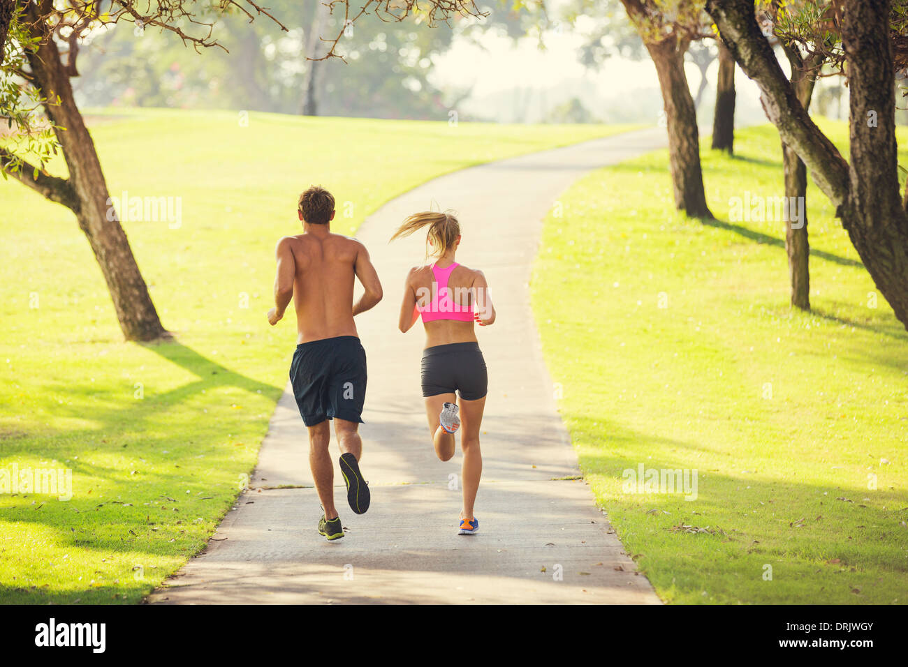 Fitness couple hires stock photography and images Alamy