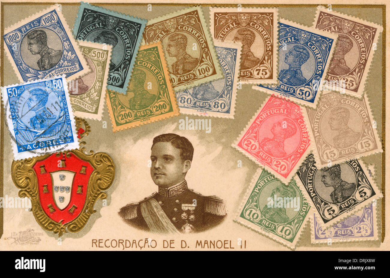 King Manuel II of Portugal Stock Photo