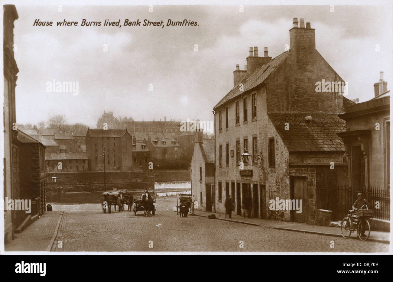 Robert Burns' House Bank Street, Dumfries Stock Photo Alamy