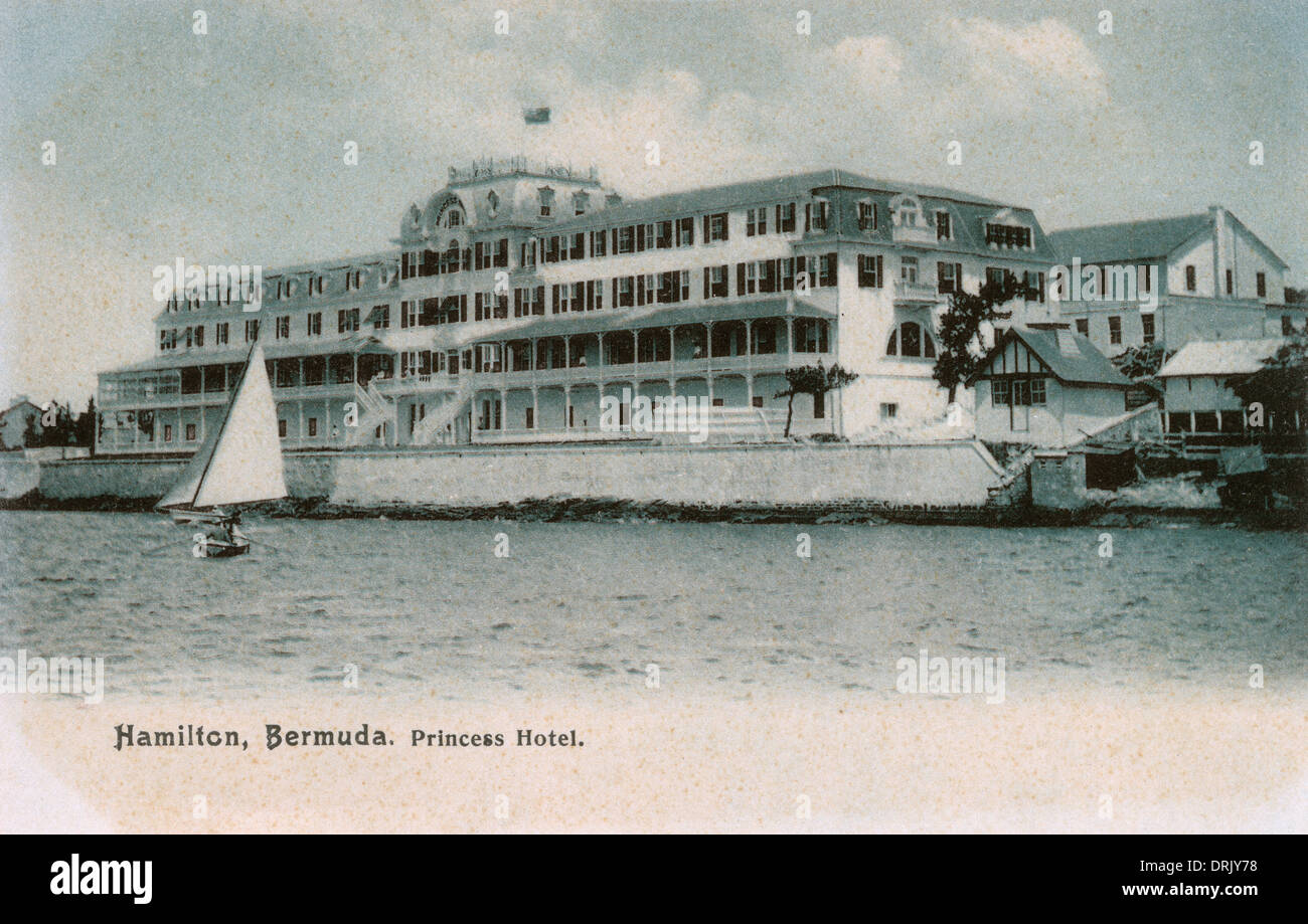 Princess Hotel, Hamilton, Bermuda Stock Photo
