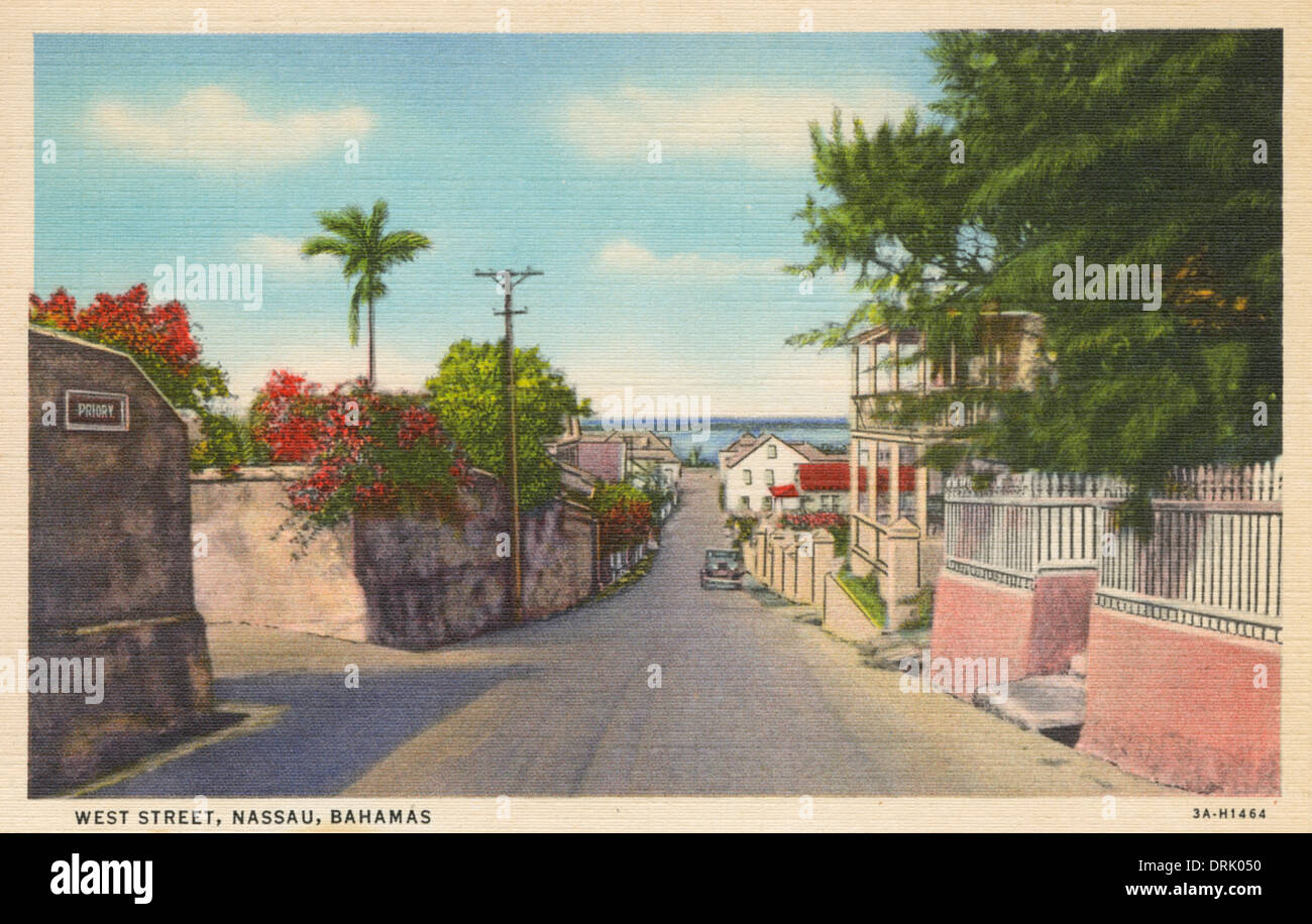West Street, Nassau, Bahamas Stock Photo Alamy
