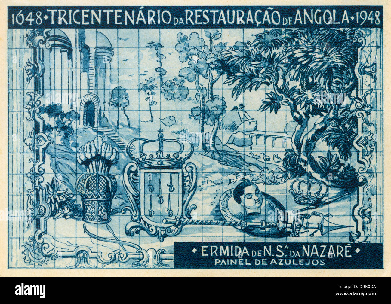 Restaurant Angola, Lisbon, Portugal - 300 year anniversary Stock Photo