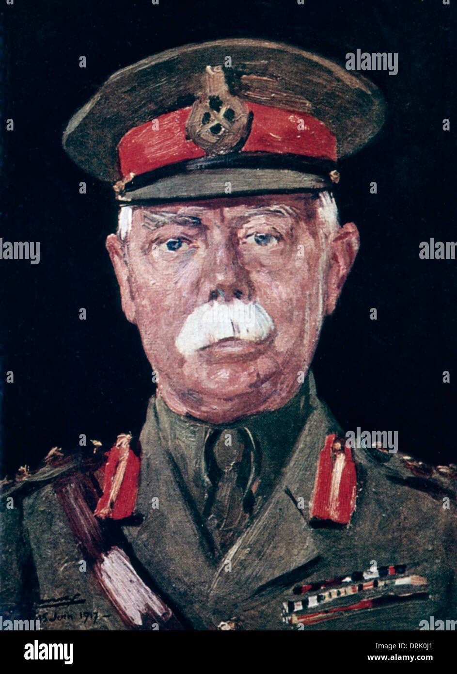 General Sir Herbert Plumer, WW1 Stock Photo