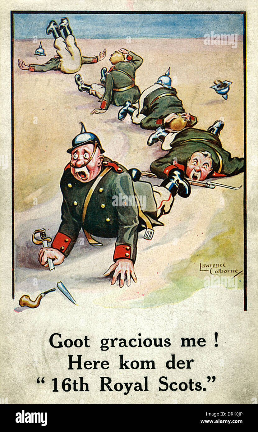 Cartoon German Soldier Ww1