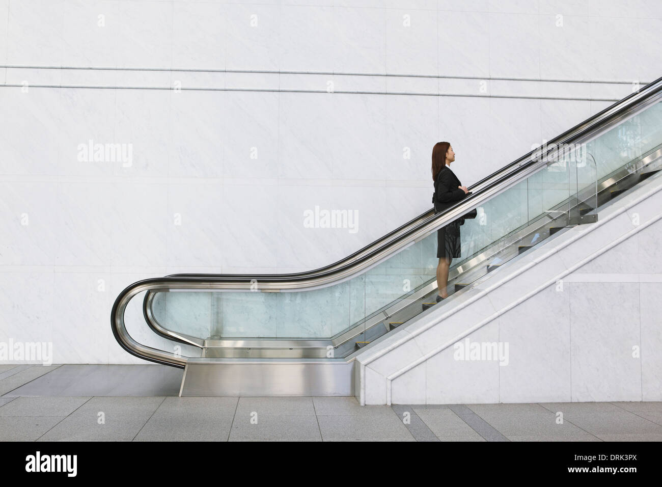 Escalator side view hi-res stock photography and images - Alamy