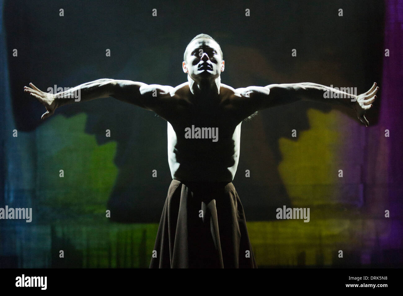 Solo dancer Paul White performs The Oracle by Meryl Tankard at the Queen  Elizabeth Hall, London, UK Stock Photo - Alamy