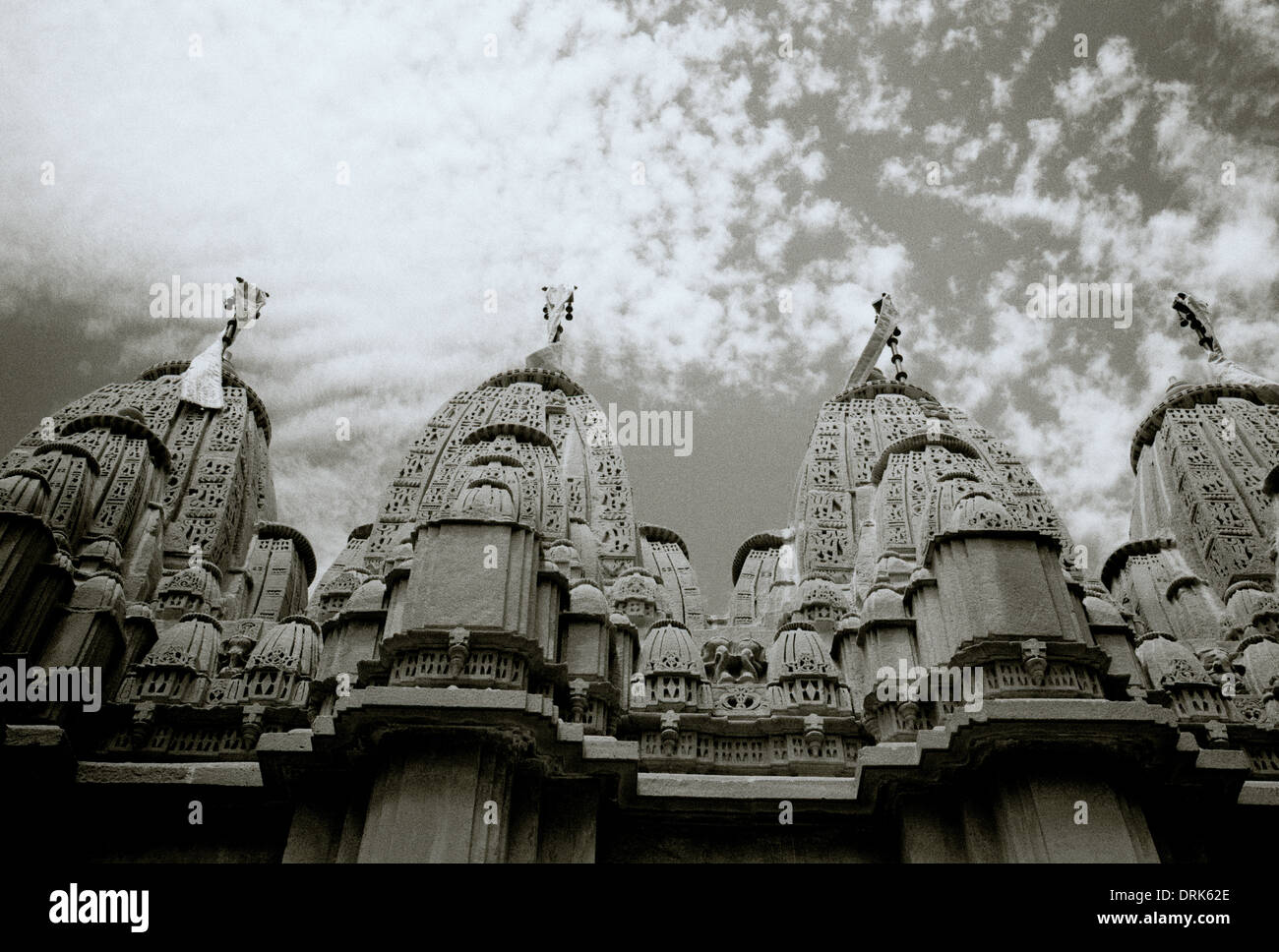 The Jain Temples in Jaisalmer in Rajasthan in India in South Asia. Architecture Building Art Ancient History Historical Wanderlust Escapism Travel Stock Photo