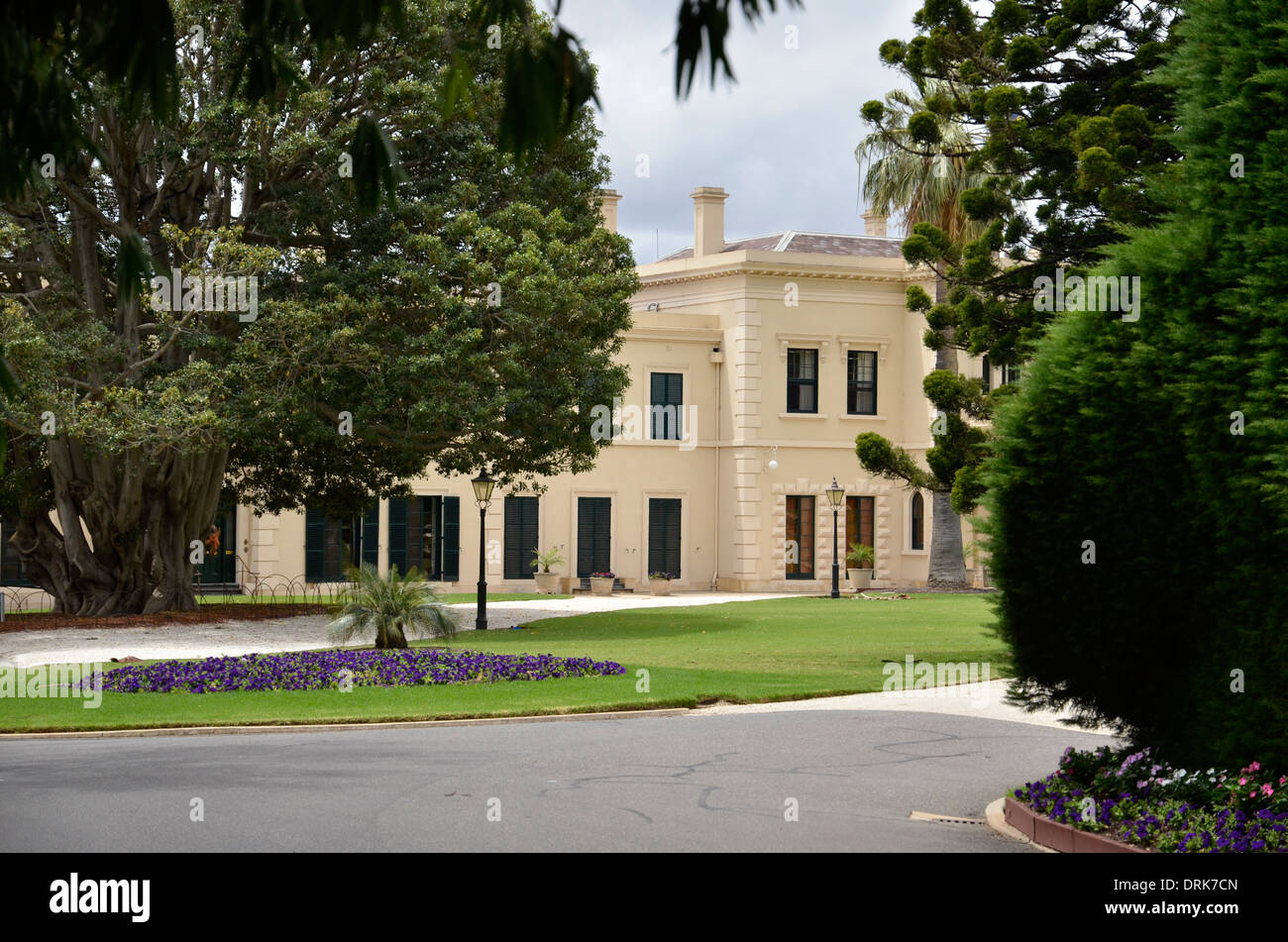 Government House in Adelaide, South Australia Stock Photo