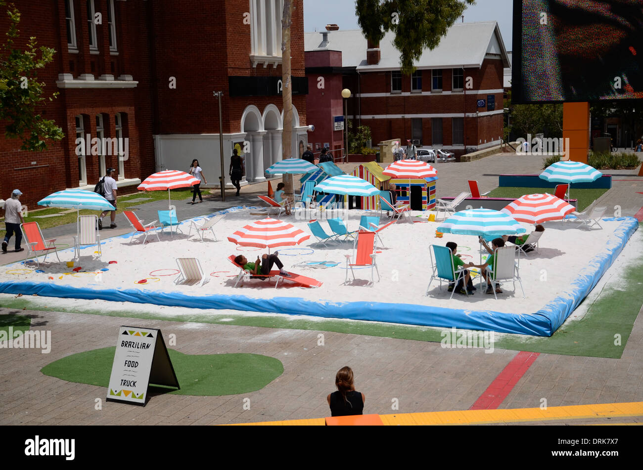 A city beach in Perth, Western Australia Stock Photo Alamy