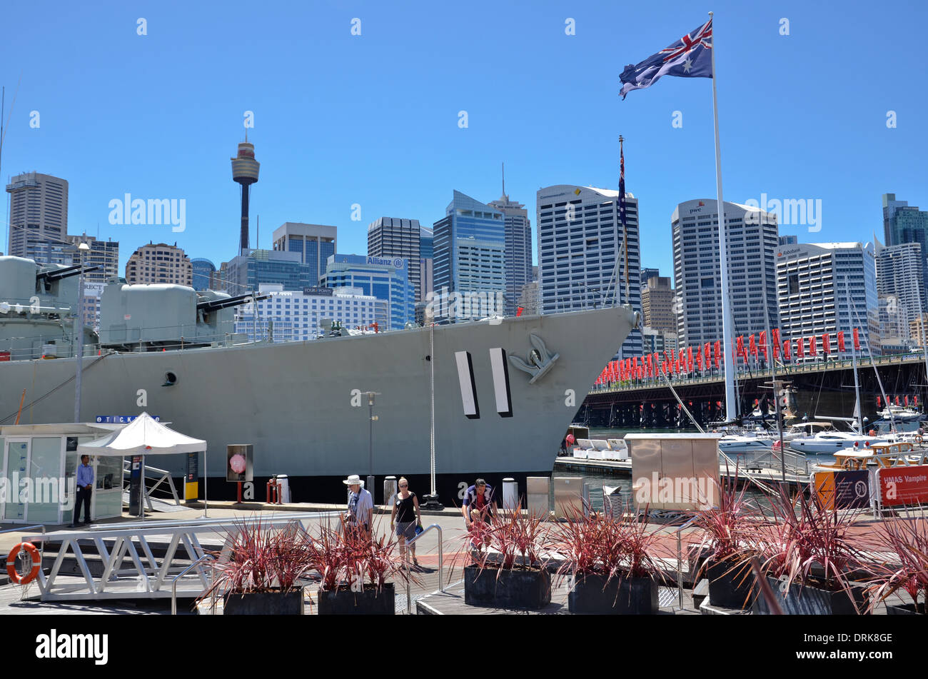 HMAS Vampire at the Australian National Maritime Museum in Darling ...