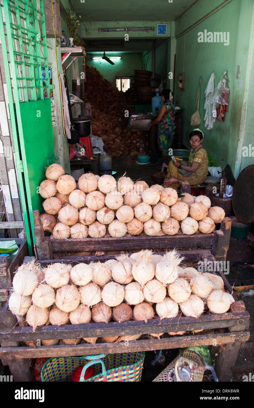 Coconut vendor hires stock photography and images Alamy