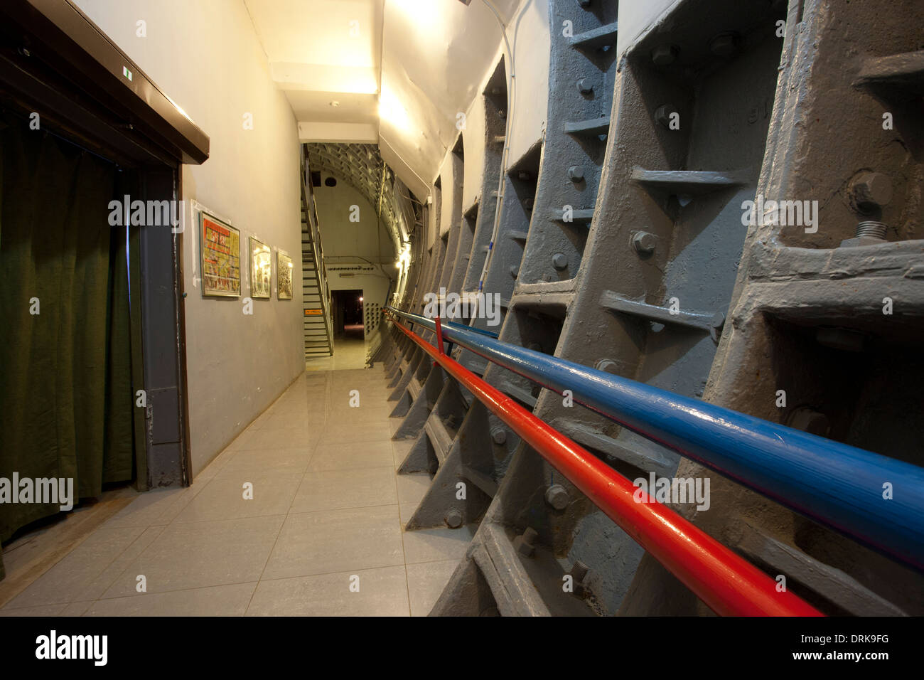 Tagansky Protected Command Point nuclear bunker Moscow cold war Stock Photo