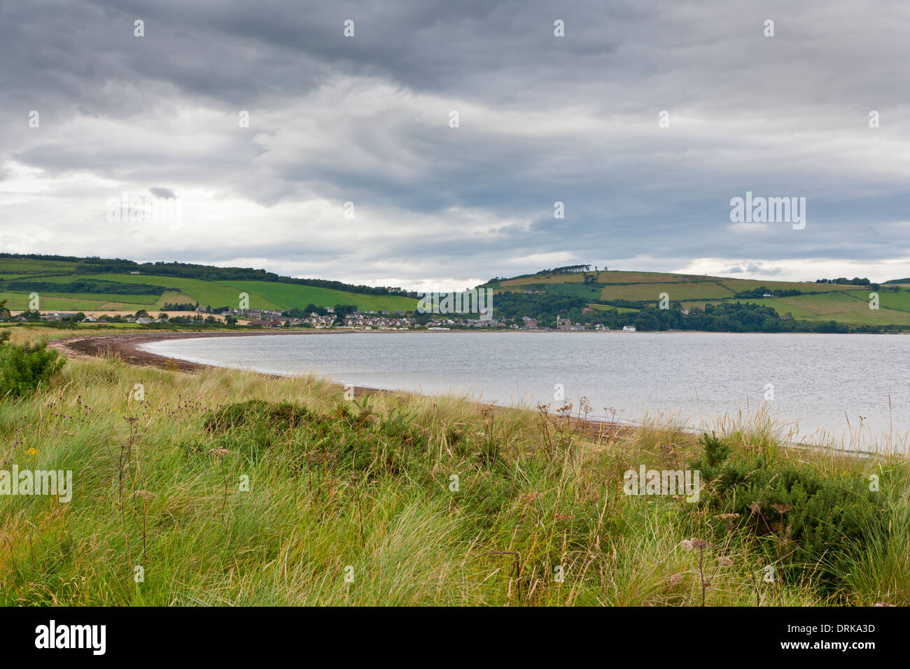 View of Rosemarkie from Chanonry Point on the Black Isle,Scotland Stock Photo