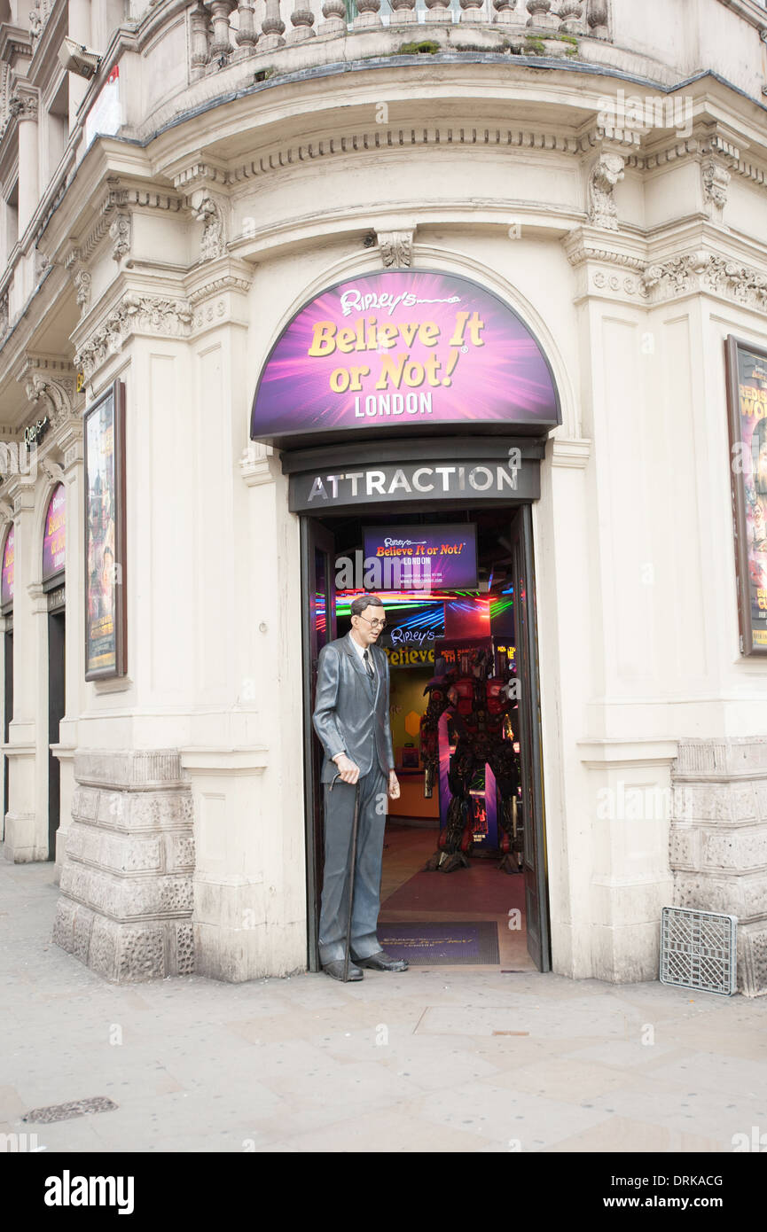 Ripley's Believe it or Not Museum. Piccadilly Circus. Stock Photo