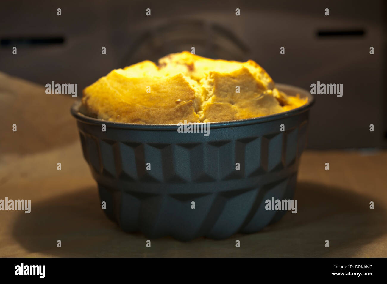 Ring cake at oven Stock Photo Alamy