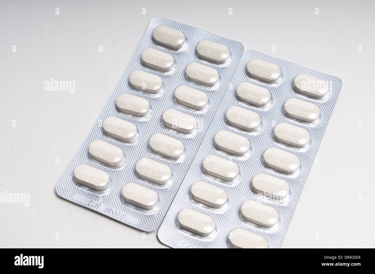 Naproxen tablets used to treat arthritis Stock Photo