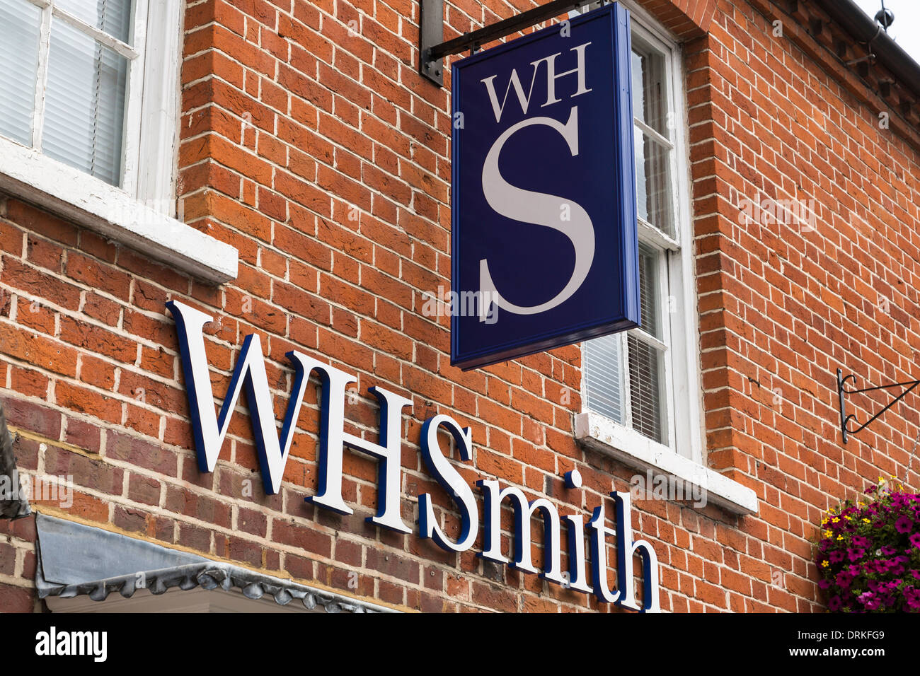 WH Smith stationers shop logo Stock Photo