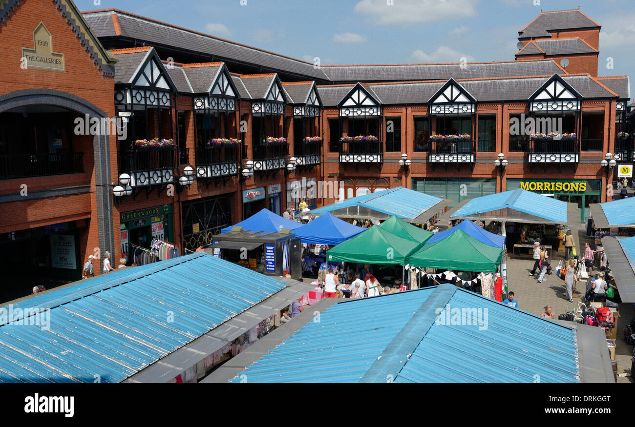 Wigan Market, and the Galleries, form a key part of Wigan Town Centre