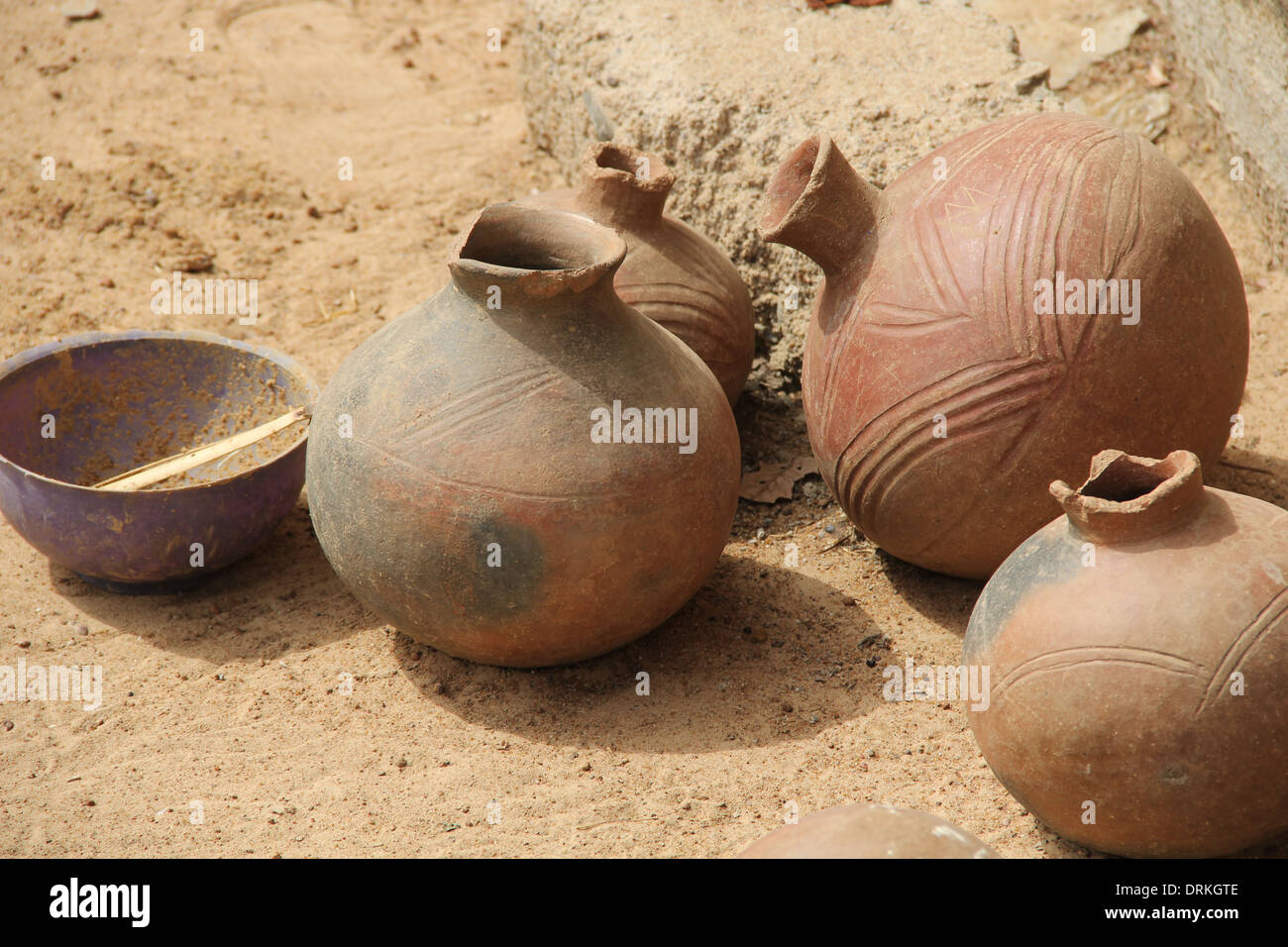 Traditional clay pottery craft hi-res stock photography and images