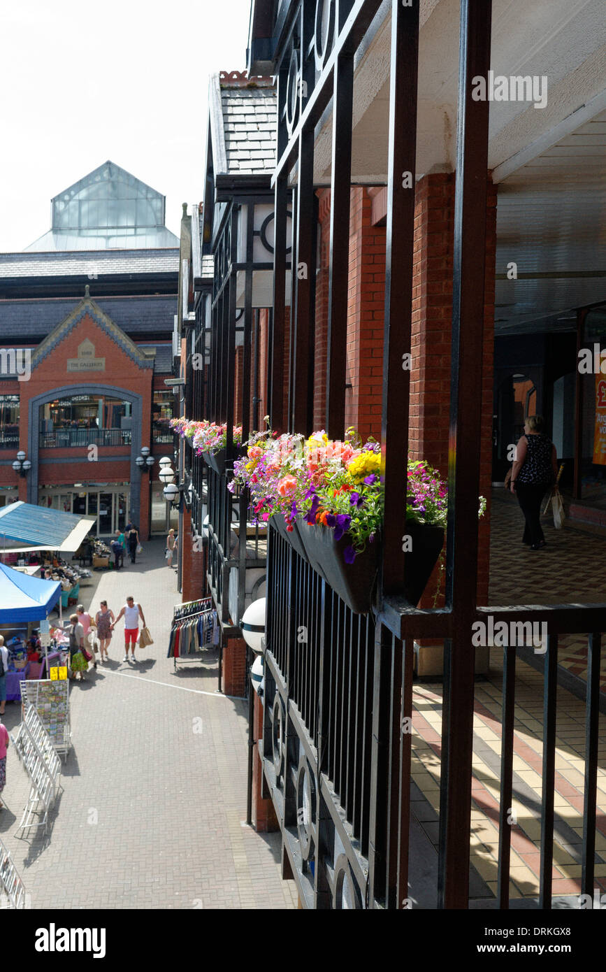 Wigan Market, and the Galleries, form a key part of Wigan Town Centre Stock Photo Alamy