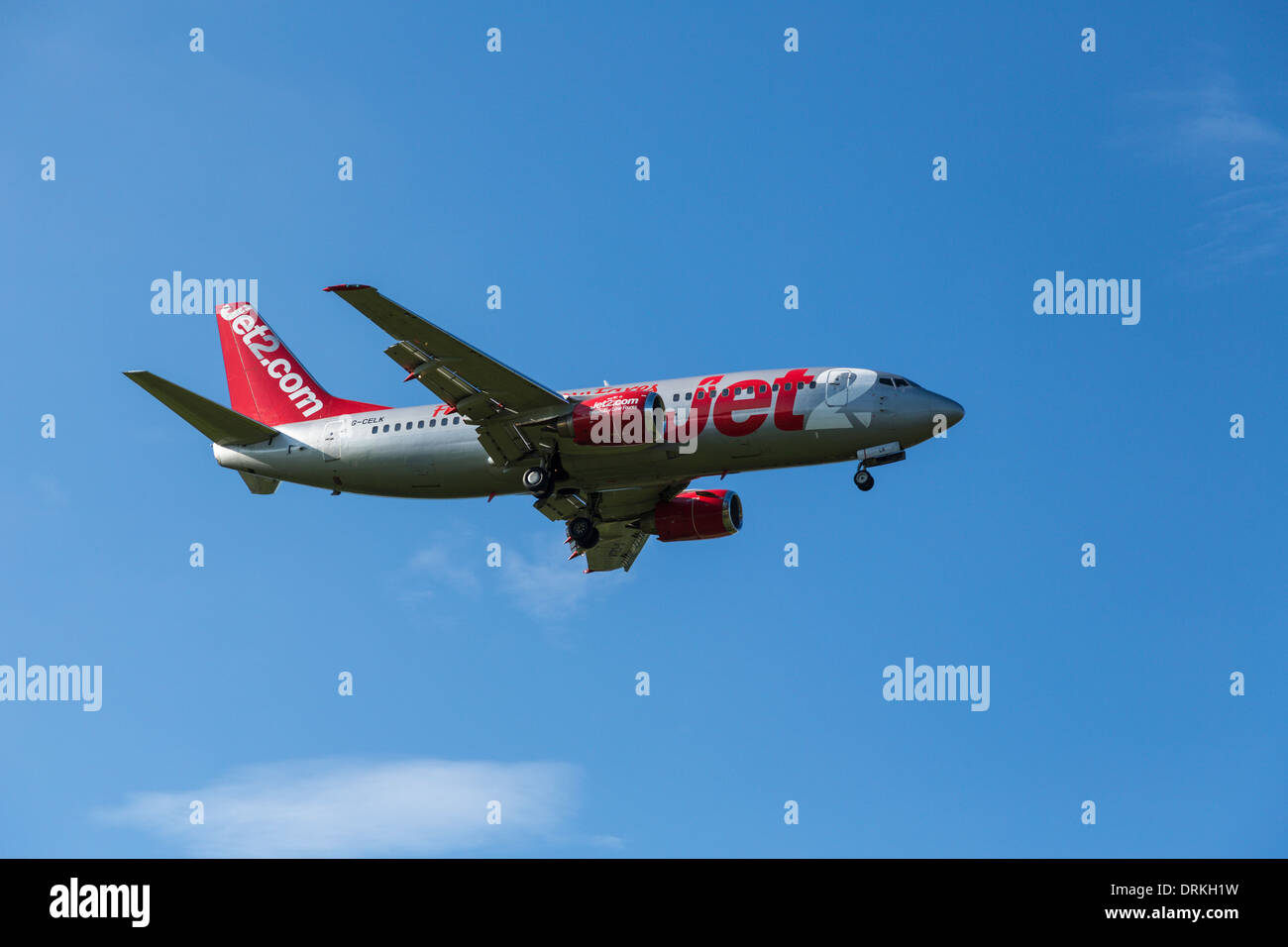 Jet2 Boeing 737 to land Stock Photo