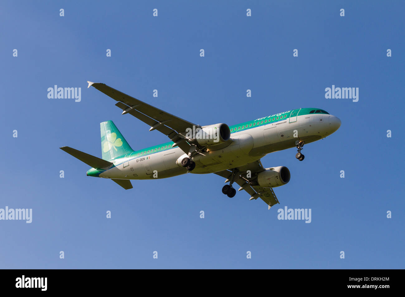 Air Lingus, Airbus A320 to land Stock Photo