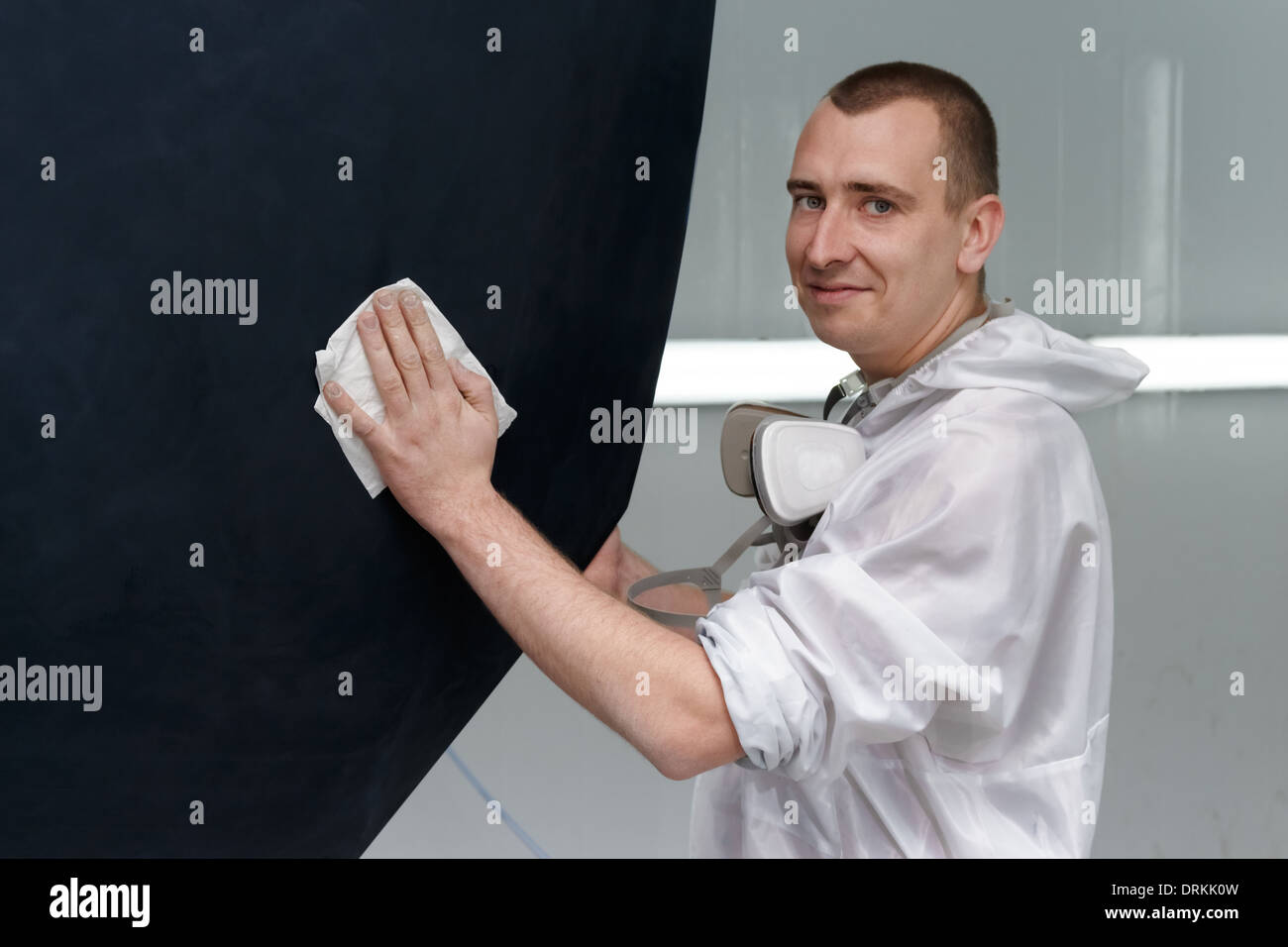 Paint preparation in Painting chamber Stock Photo Alamy