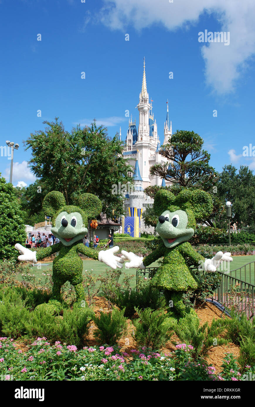 Cinderella's Castle, Fantasyland, Magic Kingdom, Walt Disney World Resort, Orlando, Florida, USA. Stock Photo