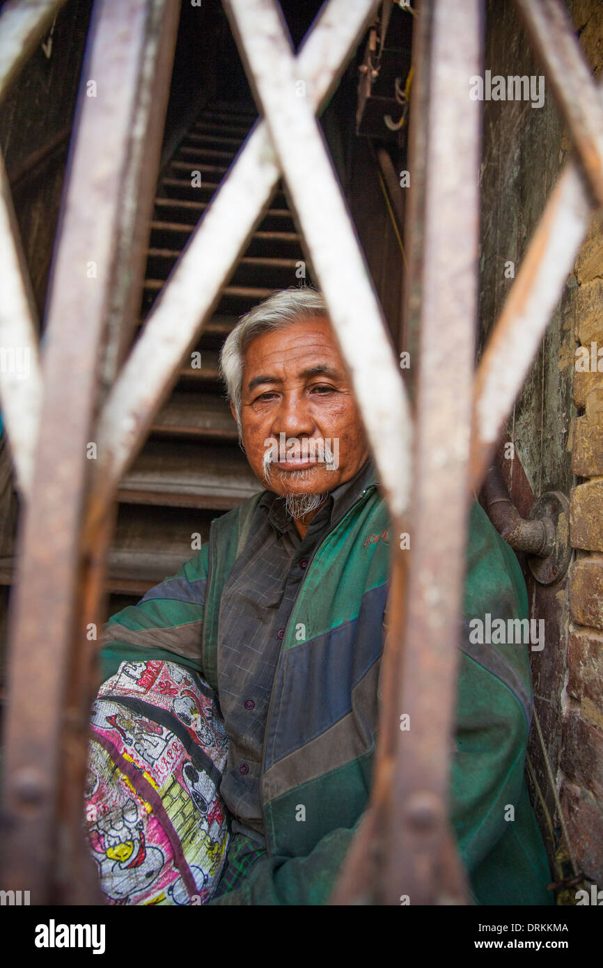 Local man in Yangon, Myanmar Stock Photo Alamy