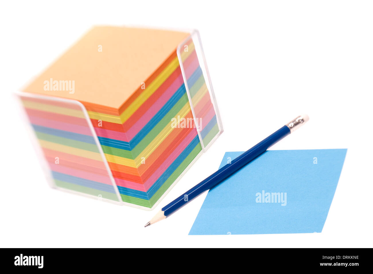 Square Paper Notes Stock Photo