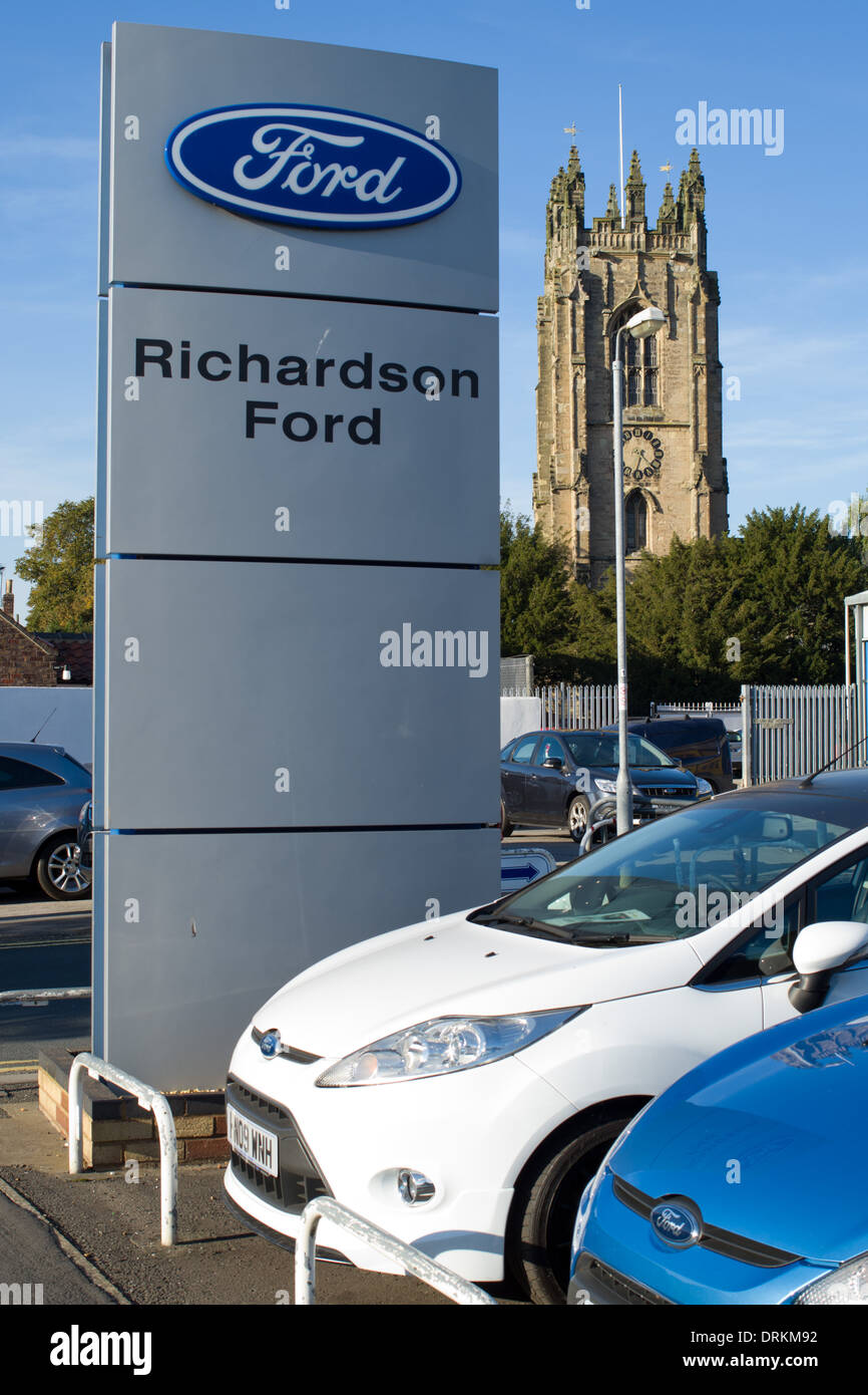 Richardson Ford Dealer in Driffield East Yorkshire UK Stock Photo