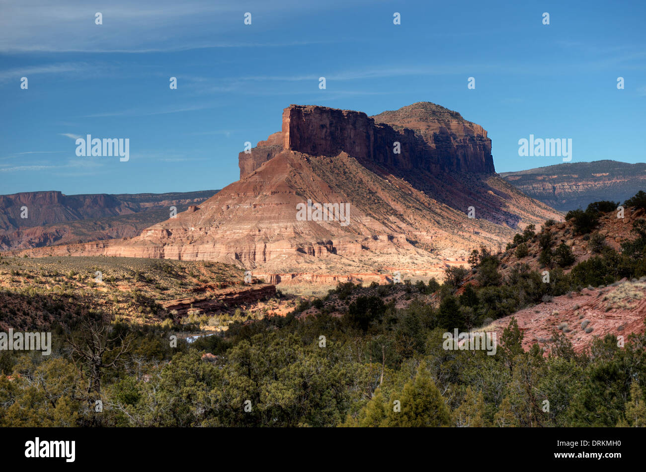 The Palisade, above Gateway, Colorado at one of the mouths of Unaweep