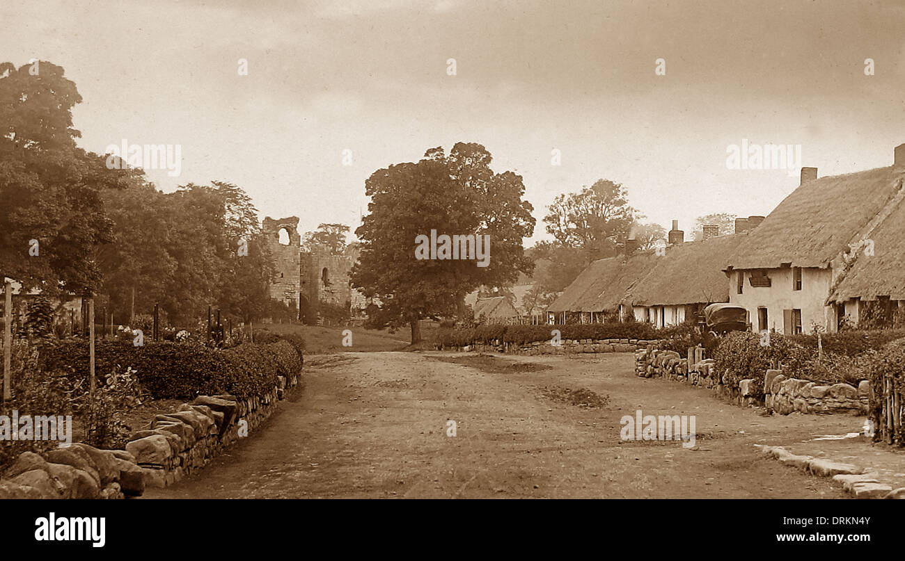 Etal near Berwick on Tweed Victorian period Stock Photo