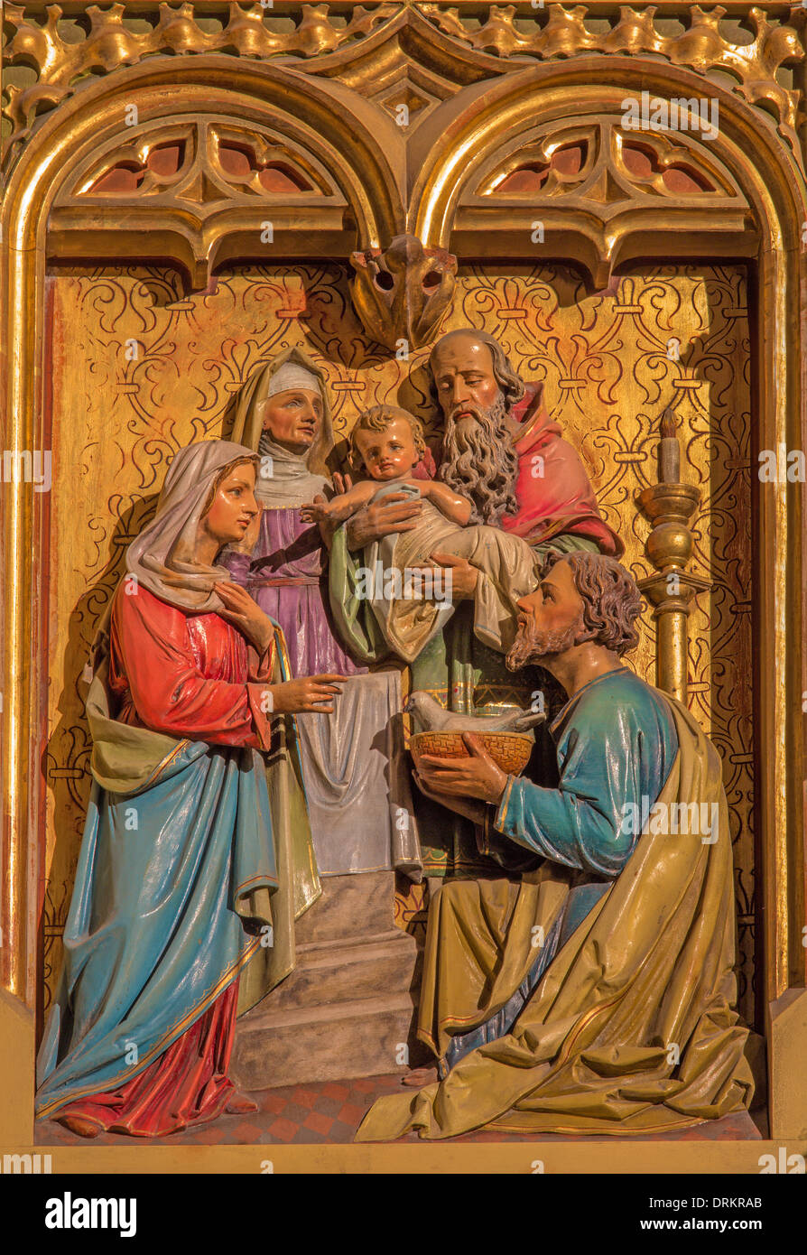 The presentation of jesus in the temple hi-res stock photography and ...