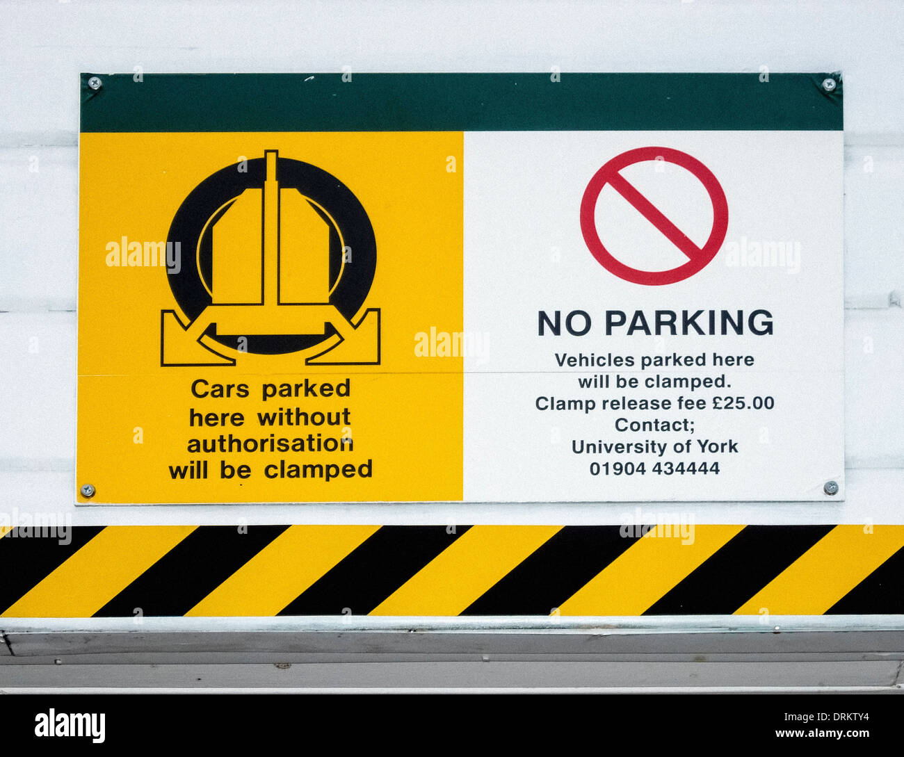 No parking sign clamping in operation Stock Photo 66204856 Alamy