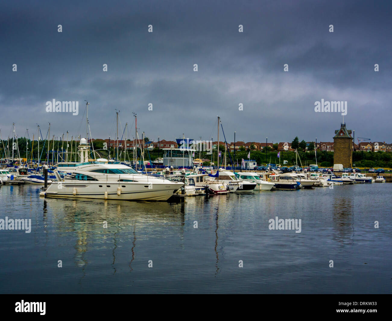 Royal Quays Marina. North Shields Stock Photo