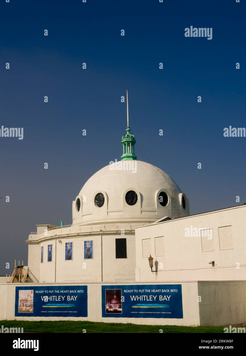 The domed Spanish City building, Whitley Bay. North Tynside Stock Photo